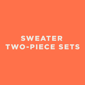 Women's Collection Sweater Two-Piece Sets