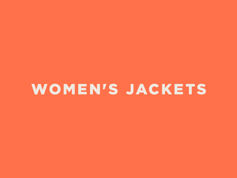 Women's Collection Jackets