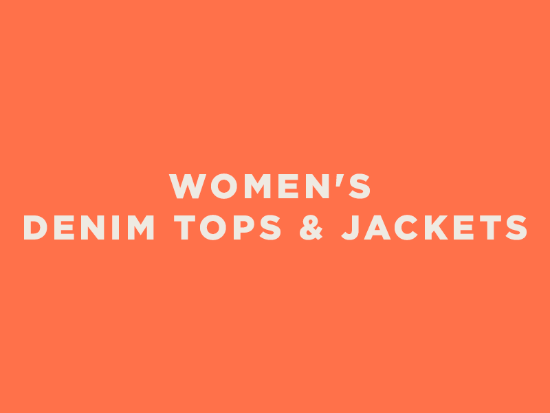 Women's Collection Denim Tops & Jackets