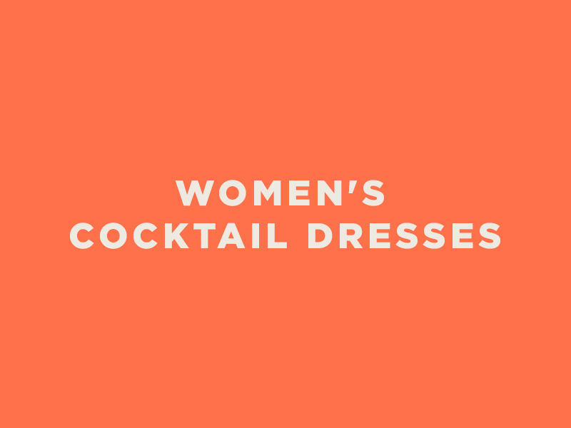 Women's Collection Cocktail Dresses