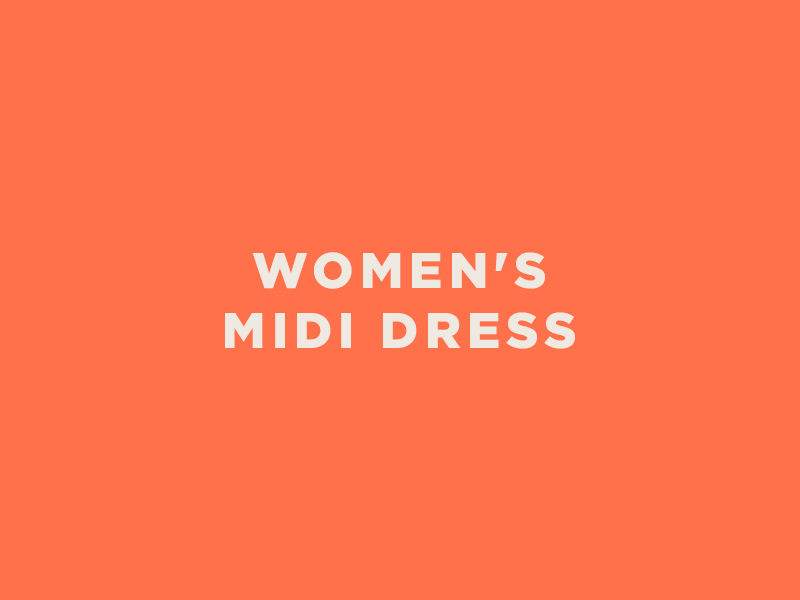 Women's Collection Midi Dress