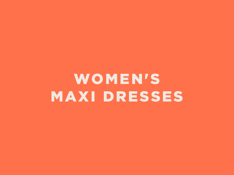 Women's Collection Maxi Dresses