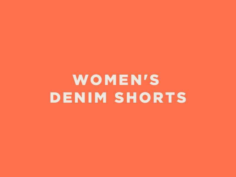 Women's Collection Denim Shorts