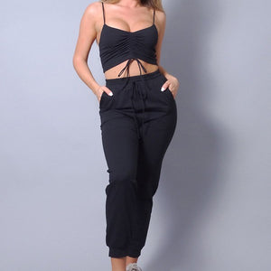 Comfy & Sexy Loungewear Set in Black