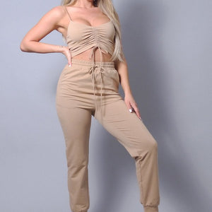 Comfy & Sexy Loungewear Set in Mocha