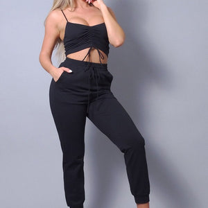 Comfy & Sexy Loungewear Set in Black