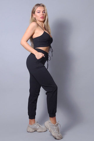 Comfy & Sexy Loungewear Set in Black