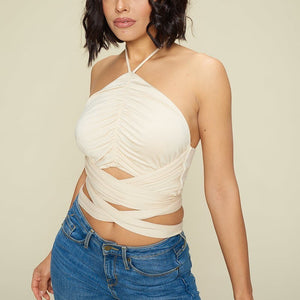 Crop Halter Top