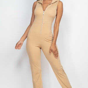 Zip Front Jumpsuit