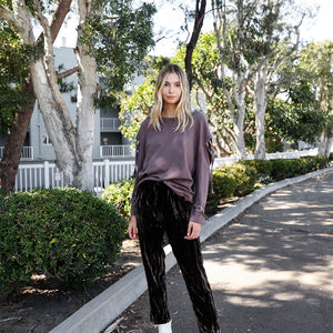 Cocoa Long Sleeve Cut-out Sweater