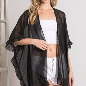 Lightweight Sheer Shawl Cardigan