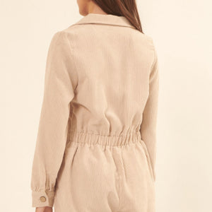 Woven Corduroy Romper