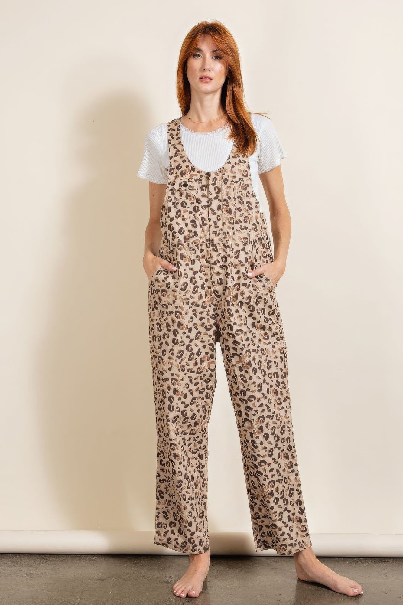 Animal leopard Printed Jumpsuit