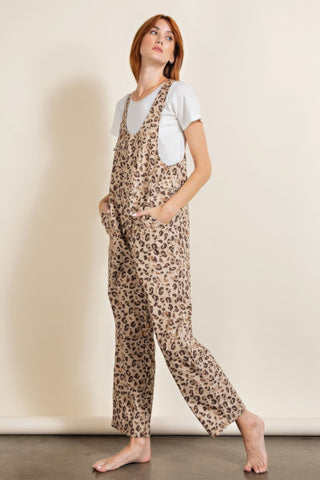 leopard Printed Jumpsuit