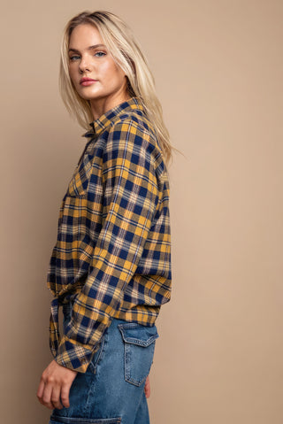 plaid shirt