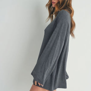 Bell Sleeve Turtle Neck Dress