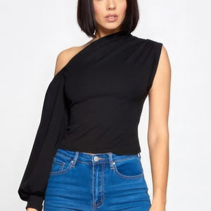 Ladies One-shoulder Top