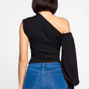 Ladies One-shoulder Top