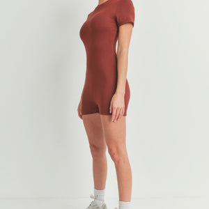 Cayenne Solid Color Bodycon Jumpsuit