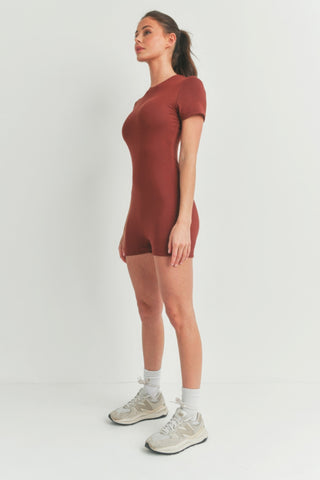 Cayenne Solid Color Bodycon Jumpsuit