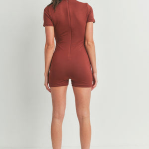 Cayenne Solid Color Bodycon Jumpsuit