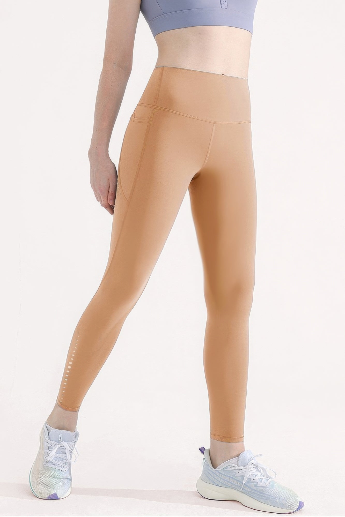 Premium Yoga Legging With Pocket refreshing peach hue