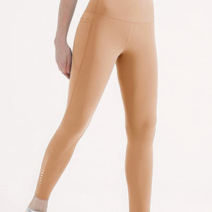 Premium Yoga Legging With Pocket refreshing peach hue